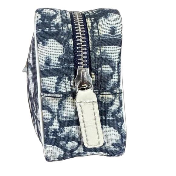 Christian Dior Trotter No. 1 Navy & White Cosmetic Pouch Bag (CDXX125) - Picture 8 of 15